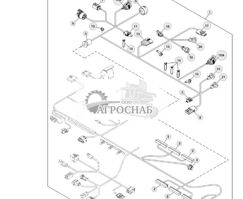 Cab Wiring Harness Connectors (13) (North American Version) (IVT) - ST395300 430.jpg
